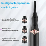 Portable USB Heated Eyelash Curler with Adjustable Temperature for Natural & False Lashes