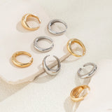 8-Piece Open Ring Set – Gold & Silver Stackable Fashion Rings for Women