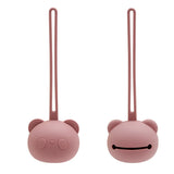 Recién llegado, producto en oferta, funda para chupete de bebé con forma de oso panda grueso, funda de silicona para pezón para bebé