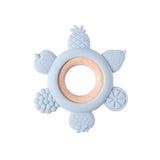 Silicone Baby Teething Ring – Food-Grade, BPA-Free Sensory Toy for Infants & Toddlers