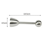 Stainless Steel Egg Topper Cutter – Precision Egg Shell Opener for Raw & Boiled Eggs