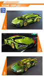 RC Building Block Car Kit – DIY Remote Control Toy with Motors & Battery for Teens and Adults