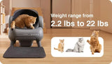 Caja de arena para gatos inteligente y automática con autolimpieza: grande, silenciosa, con control de olores y controlada por aplicación