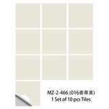 Pegatinas para azulejos de color negro con forma de diamante, resistentes al agua, despegables y adhesivas, para cocina, baño y más, 10 unidades