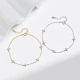 Trendy Crystal Cuff Bracelet for Women – Geometric Stainless Steel Jewelry