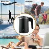 Hervidor eléctrico portátil RAF de 0,8 l | Hervidor de agua de viaje de acero inoxidable | Funciones de seguridad inteligentes