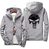 Men’s Casual Hooded Jacket – Lightweight Printed Zip-Up Outerwear for Spring & Autumn