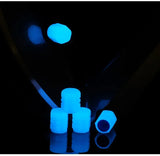 Glow-in-the-Dark Tire Valve Caps – Fluorescent Stem Covers for Cars, Motorcycles & Bicycles