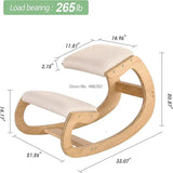 Ergonomic Kneeling Chair with Cushion for Posture Support