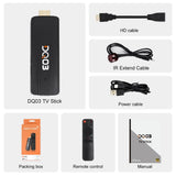 4K Android TV Stick with Dual-Band Wi-Fi, Quad-Core Processor & IR Remote