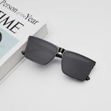 🚗 Nuevas gafas de sol para conducir para hombre 2024: anti-UV, forma cóncava, montura larga