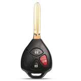 Durable 2/3/4-Button Toyota Key Fob Shell Replacement with Uncut Blade