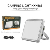 Rechargeable LED Camping Lantern with Power Bank – Waterproof, Portable Emergency Work Light