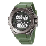 Men's Digital Sports Watch with Luminous Display, Waterproof & Shock Resistant