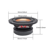 2-Pack 63mm 4 Ohm 5W Bass Subwoofer Speakers – DIY Bluetooth Speaker Upgrade