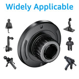Base magnética para soporte de teléfono para automóvil: compatible con MagSafe y soporte con cabezal esférico de 17 mm