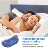 Anti Snore Nose Clip with USB Rechargeable Air Purifier – Comfortable Silicone Snoring Solution for Better Sleep