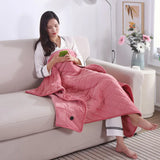 USB Heated Blanket – Portable, Cordless Bed Warmer for Winter Comfort (Crystal Velvet, 75x120cm)