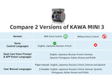 2K QHD Dash Cam with WiFi, Voice Control & Night Vision for Cars