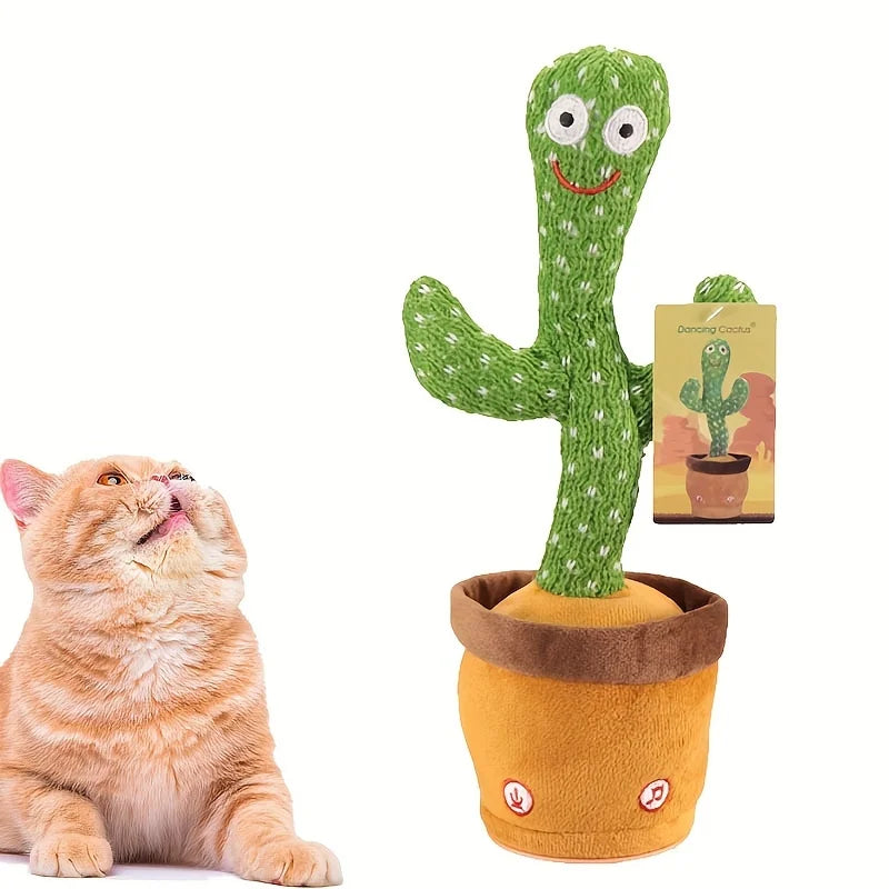 Interactive Dancing Cactus Toy for Kids and Pets