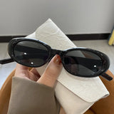 Women’s Retro Oval Sunglasses – Stylish UV400 Fashion Shades for Casual & Outdoor Wear