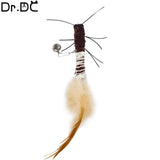 Interactive Feather Teaser Wand for Cats – Fun Toy with Bell, Wool & Dragonfly Head