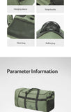Foldable Towing Wheel Bag – Large-Capacity Portable Travel & Camping Storage