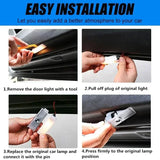 LED Car Door Lights – High Brightness Door Step Projector Shadow Light for All Vehicles