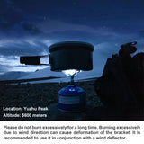 Ultralight Titanium Camping Stove – 26g Portable Gas Burner for Outdoor Adventures
