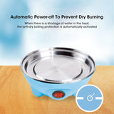 Cocedor de huevos con apagado automático para el hogar, 7 huevos, multifunción, para cocinar al vapor, natillas, huevos duros, artefacto para el desayuno