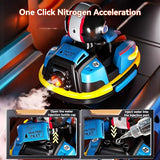 RC Battle Bumper Cars for Kids - Interactive Catapult Toy with Lights & Music