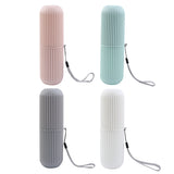 Portable Toothbrush Travel Case with Ventilation and Protective Cover