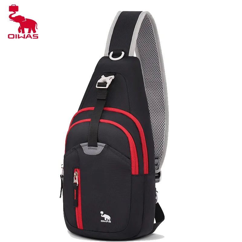 Lightweight Waterproof Crossbody Sling Bag for iPad – Unisex Chest Shoulder Daypack