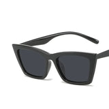 Vintage Cat Eye Sunglasses – Small Square Frame Retro Shades for Women