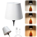 Rechargeable LED Bottle Table Lamp – Touch Control & Portable Design