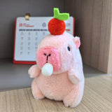 Capybara Plush Toy with Hoodie & Wings - Cute Stuffed Animal Keychain Gift