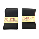Funda para volante de cuero de microfibra suave de primera calidad: duradera y elegante, ajuste universal