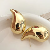 Elegantes pendientes colgantes vintage con forma de gota de agua: elegantes, ligeros y atemporales