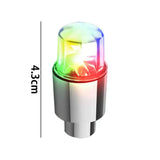 Motion-Activated LED Wheel Lights – Tire Valve Caps for Cars, Motorcycles & Bicycles