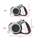 Automatic Retractable Dog Leash – Durable Nylon Lead for Small to Large Pets
