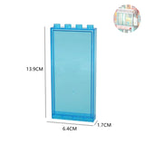 Large Building Block House Set - Doors, Windows & Roof Accessories for Creative Construction Play