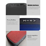 Portable Bluetooth Speaker – Compact Wireless Mini Stereo with Rich Bass for Indoor/Outdoor Use