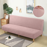 Stretch Armless Sofa Bed Slipcover - Elastic Futon Couch Protector
