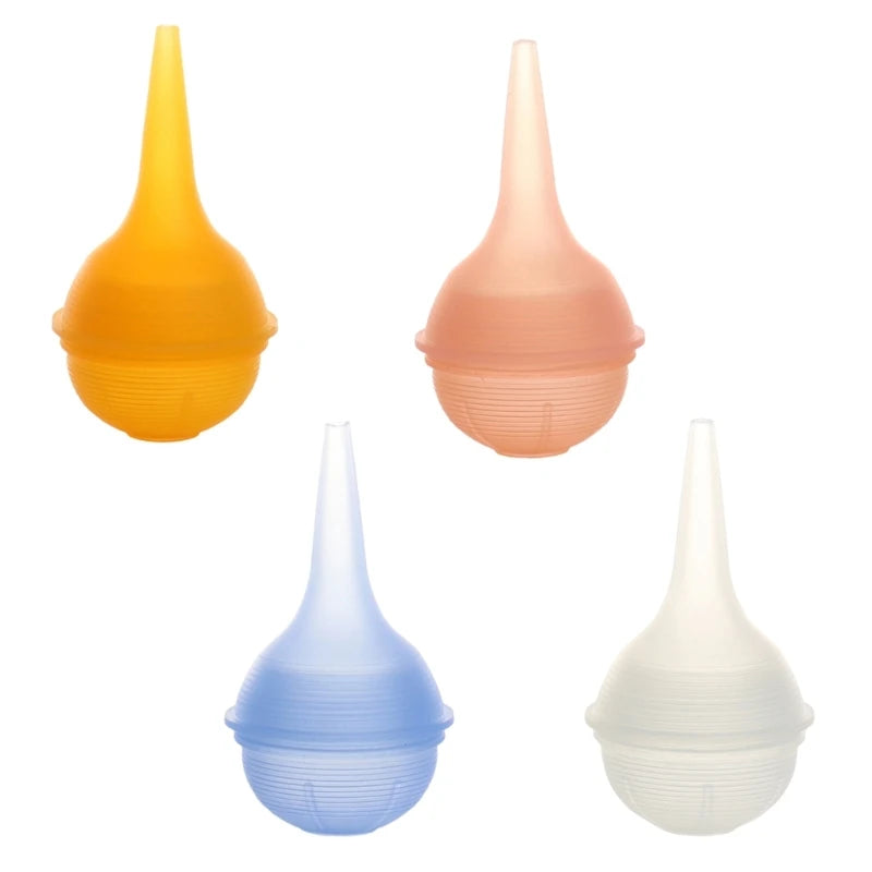 Aspirador nasal manual para bebés: limpiador nasal de silicona suave y seguro para bebés y niños pequeños