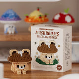 Mushroom & Vegetable Building Block Set – 6 Creative DIY Models for Kids