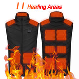 USB Heated Vest for Men & Women - 3-Temperature Electric Jacket for Outdoor Sports & Winter Warmth