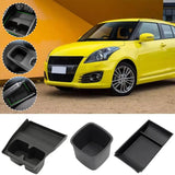 TPE Silicone Car Armrest Storage Box – Dustproof Console Organizer with Quick Installation