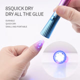 Professional Handheld UV Nail Lamp - 2W Dual Wavelength 365nm/395nm Gel Dryer