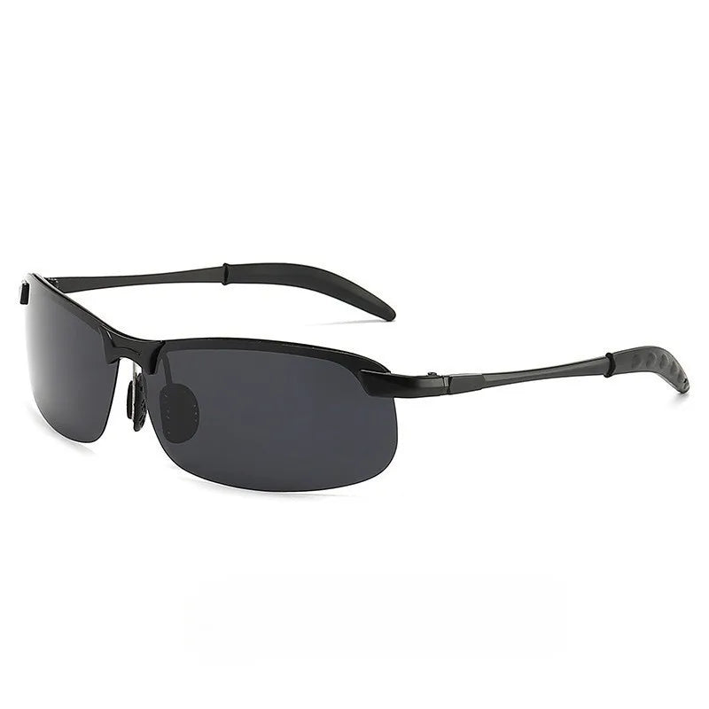 Men’s Polarized Photochromic Rectangle Sunglasses – Stylish UV Protection Eyewear