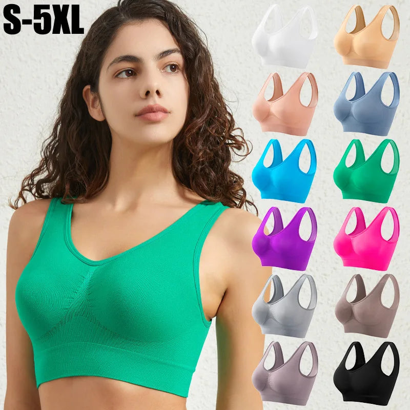 Seamless Push-Up Wireless Bra for Women – Everyday Knit Comfort with Thin Cups